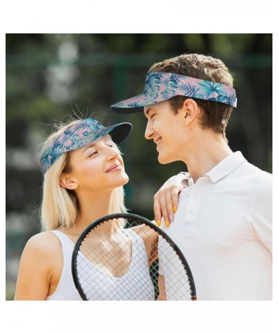 Sports Sun Visor Hats Tropical Exotic Palm Leaf Baseball Empty Top Sun Caps for Men Women $10.06 Visors