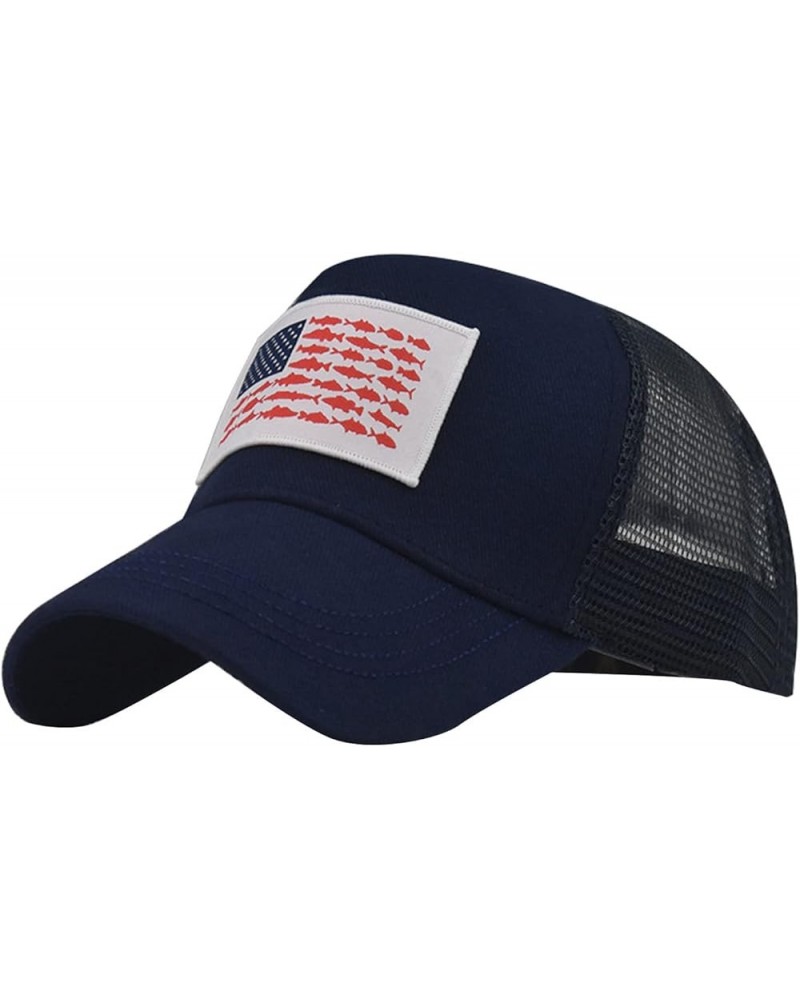 American Flag Patriotic USA Classic Mesh Snap Back Outdoors Trucker Baseball Cap Trucker Hat Khaki $6.17 Bucket Hats