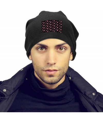 Men's Knit Beanie Hat, Warm Winter Cap with Stretch Thermal Thick Lined,Slouchy Skull Cap for Cycling Outdoors Style(47) $11....