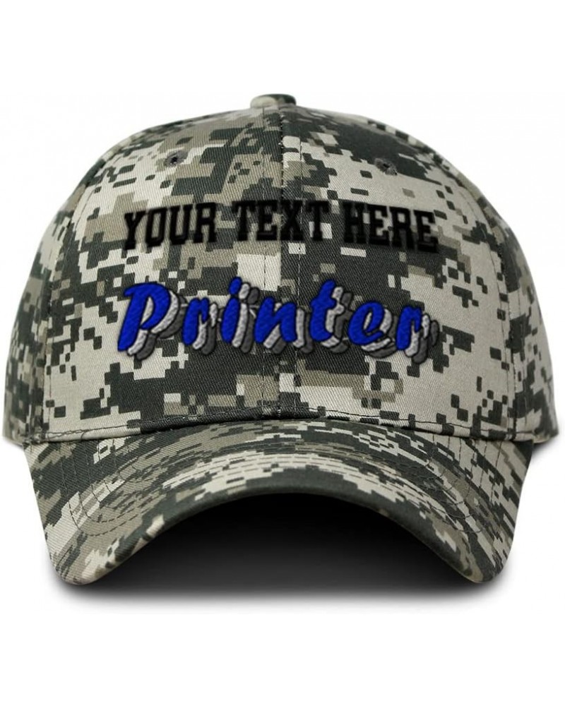 Camo Baseball Cap Printer Cotton Hunting Dad Hats for Men & Women Pixel Camo Personalized Text Here $14.70 Baseball Caps