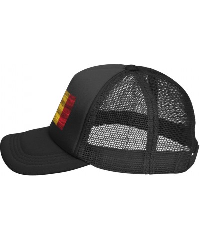 Mali Malian Flag Baseball Cap Adjustable Casual Mesh Hats Duck Tongue Hat for Men Women68 Black $10.98 Baseball Caps