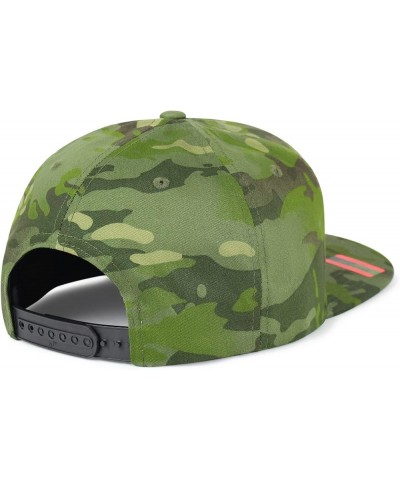 Syringe Embroidered Yupoong Flat Bill 6 Panel Snapback Hat Hospital Nurse Green Camo $14.99 Baseball Caps