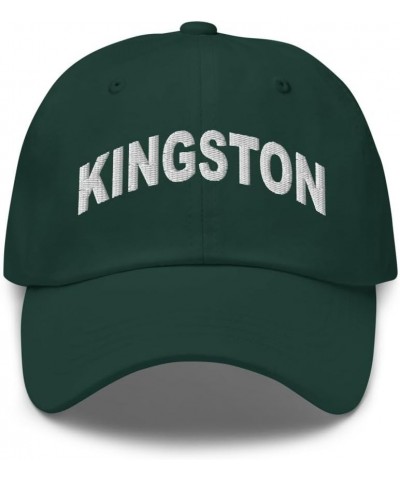 Kingston Tennessee Hat Kingston TN Baseball Cap Embroidered Adjustable Dad Hat Unisex Spruce $16.00 Baseball Caps