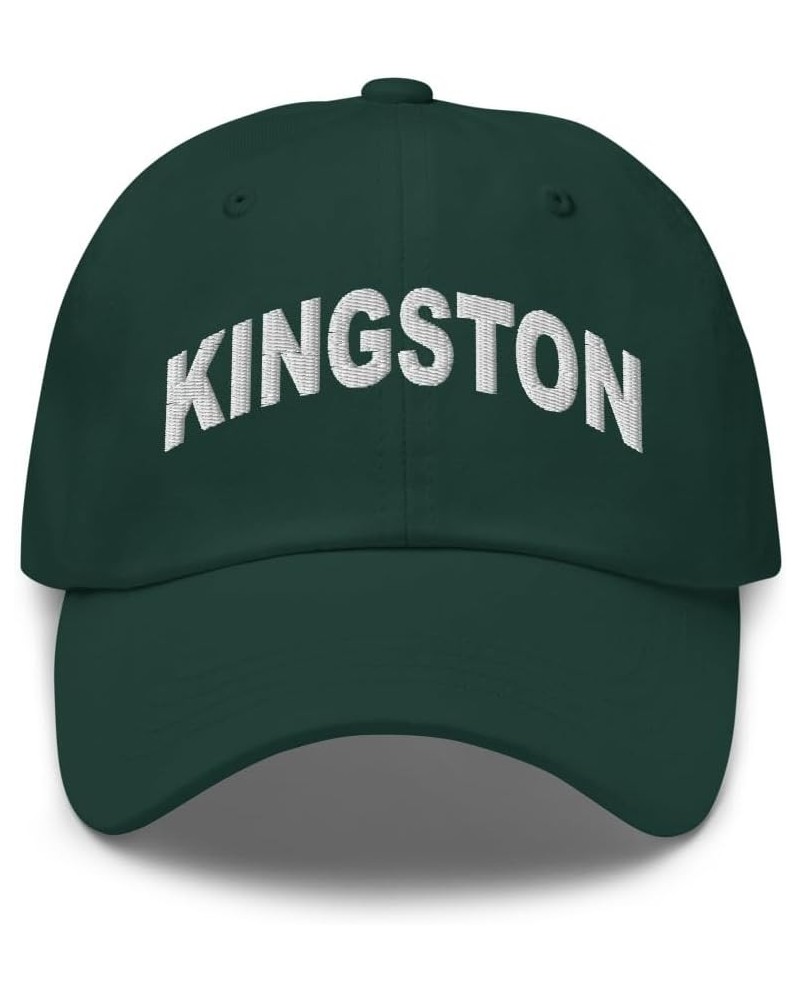 Kingston Tennessee Hat Kingston TN Baseball Cap Embroidered Adjustable Dad Hat Unisex Spruce $16.00 Baseball Caps