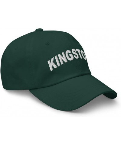 Kingston Tennessee Hat Kingston TN Baseball Cap Embroidered Adjustable Dad Hat Unisex Spruce $16.00 Baseball Caps