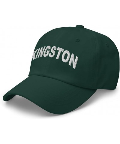 Kingston Tennessee Hat Kingston TN Baseball Cap Embroidered Adjustable Dad Hat Unisex Spruce $16.00 Baseball Caps