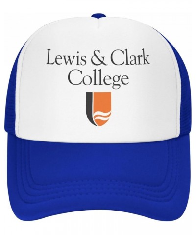 Lewis & Clark College Breathable Mesh Hat with Team Logo Fashion Trucker Hats Adjustable Baseball Cap Blue $13.43 Baseball Caps