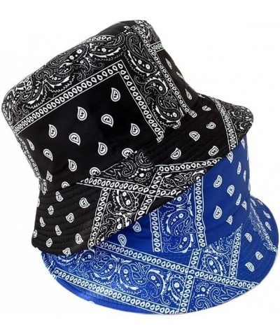 Summer Bandana Bucket Hats for Men Women Fashion Hip Hop Paisley Bandanas Sun Hat Outdoor Beach Caps Fisherman Hat Colorful B...