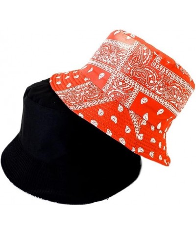 Summer Bandana Bucket Hats for Men Women Fashion Hip Hop Paisley Bandanas Sun Hat Outdoor Beach Caps Fisherman Hat Colorful B...