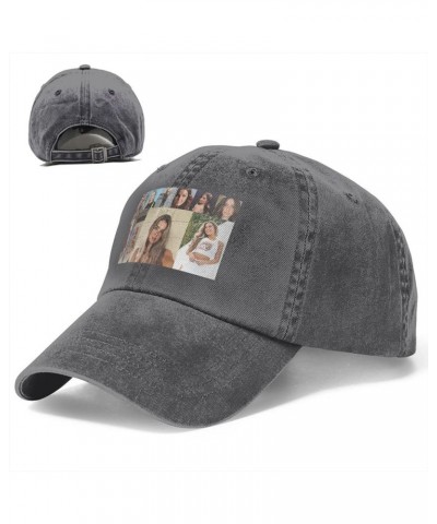 Addison Music Rae Hats for Men Women, Classic Adjustable Mesh Washed Denim Baseball Cap Hat Black Deep Heather $8.39 Baseball...