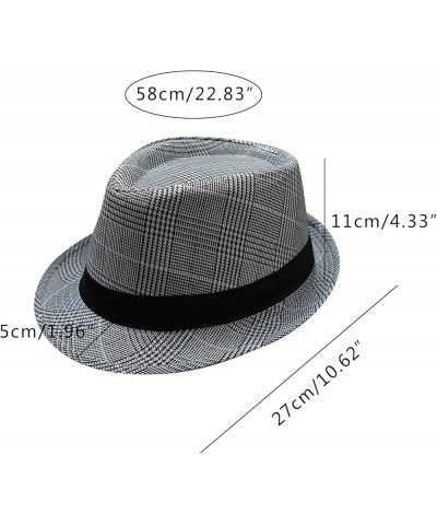 Men and Women Retro Jazz Hat Bohemian Style British Sun Hat Travel Sun Hat Cord for Hat Army Green-b $11.24 Sun Hats