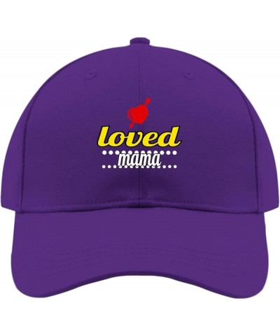 lovedd Mama Womens Sun hat Mens Outdoor hat dad hat Gifts for Dad Baseball Hats Purple $10.81 Sun Hats