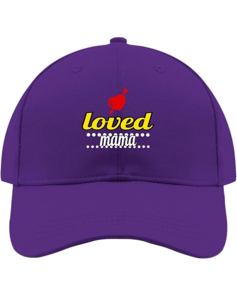 lovedd Mama Womens Sun hat Mens Outdoor hat dad hat Gifts for Dad Baseball Hats Purple $10.81 Sun Hats