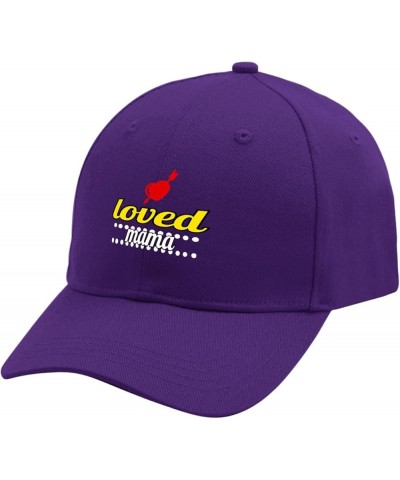 lovedd Mama Womens Sun hat Mens Outdoor hat dad hat Gifts for Dad Baseball Hats Purple $10.81 Sun Hats