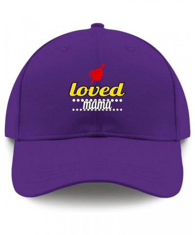 lovedd Mama Womens Sun hat Mens Outdoor hat dad hat Gifts for Dad Baseball Hats Purple $10.81 Sun Hats