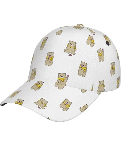 Cute Bear Baseball Cap Men Women - Classic Adjustable Plain Hat Cute Bear14 $28.04 Baseball Caps