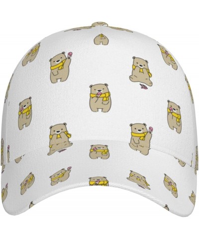 Cute Bear Baseball Cap Men Women - Classic Adjustable Plain Hat Cute Bear14 $28.04 Baseball Caps