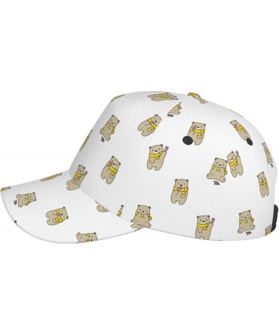 Cute Bear Baseball Cap Men Women - Classic Adjustable Plain Hat Cute Bear14 $28.04 Baseball Caps