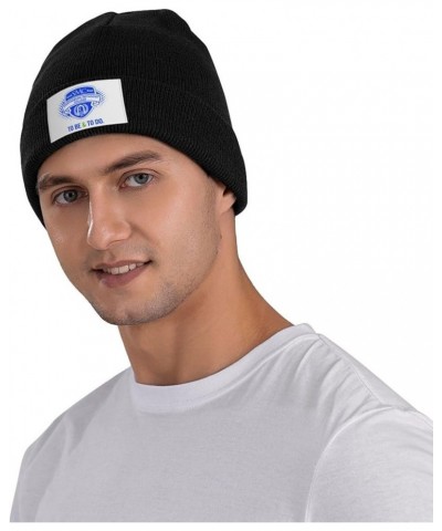 Spartanburg A Methodist College Logo Stretch Knit Hat for Men Women Winter Warm Cap Black $7.63 Skullies & Beanies