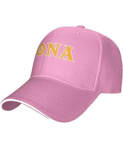 Iona College Logo Sandwich Cap Unisex Classic Baseball Capunisex Adjustable Casquette Dad Hat Pink $10.56 Baseball Caps