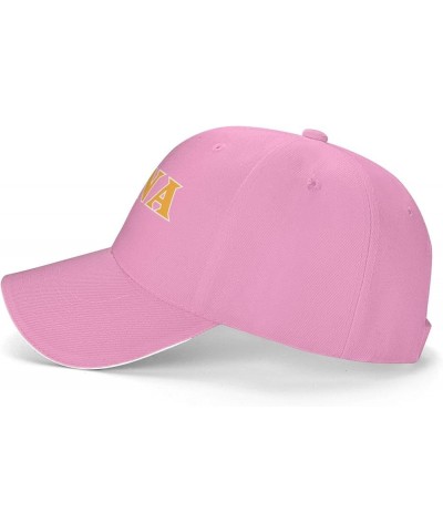 Iona College Logo Sandwich Cap Unisex Classic Baseball Capunisex Adjustable Casquette Dad Hat Pink $10.56 Baseball Caps