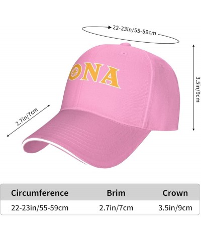 Iona College Logo Sandwich Cap Unisex Classic Baseball Capunisex Adjustable Casquette Dad Hat Pink $10.56 Baseball Caps