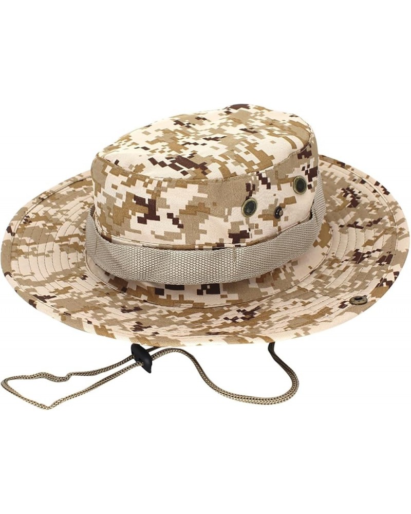 Camouflage Sun Hats for Men Women Bucket Hat Wide Brim Foldable UV Protection Hiking Beach Fishing Summer Safari Boonie Hat 0...