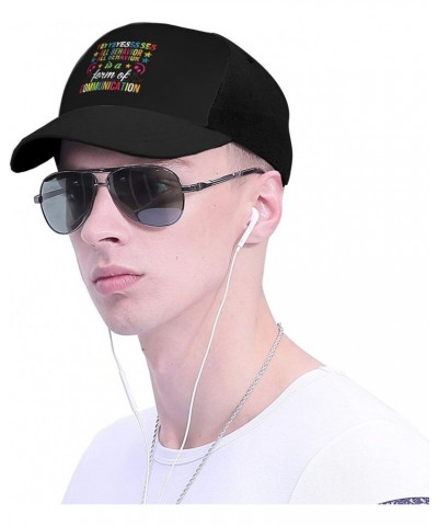 Yes All Behavior is A Form of Communication Baseball Cap for Men Women Baseball Hat Outdoor Casual Breathable Caps Adjustable...