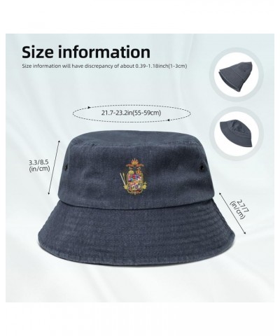 Fantasy arms Austrian-Czech Empire Bucket Hat for Men Women Outdoor Washed Cotton Sun Hats Travel Beach Hat Navy Blue $14.35 ...