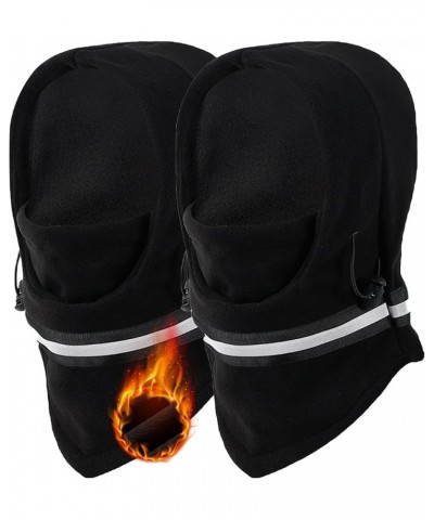 Ski Mask Balaclava Face Mask for Winter Fleece Face Cover Headwear for Men Women Black $15.05 Balaclavas