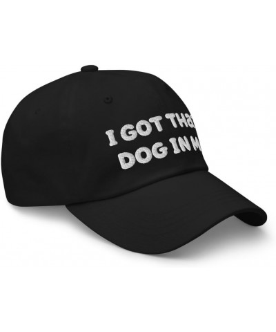 Hot Dog Lover Classic Dad Hat, I Got That Dog in Me- Embroidery Black $22.31 Baseball Caps