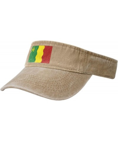 Loiza Flag Sun Visor Hats for Women Men Adjustable Cooling Sports Sun Hats Cotton Golf Cap Natural $14.04 Sun Hats