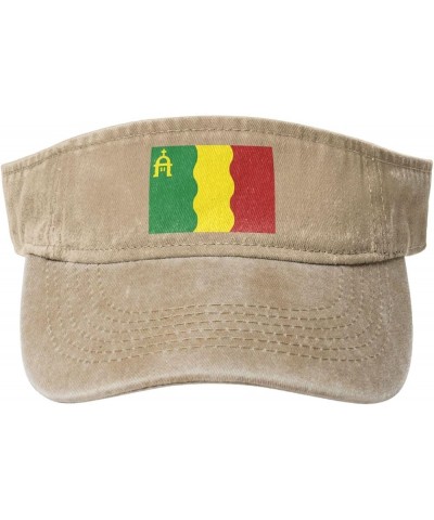 Loiza Flag Sun Visor Hats for Women Men Adjustable Cooling Sports Sun Hats Cotton Golf Cap Natural $14.04 Sun Hats