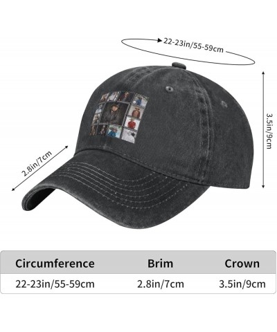 Baseball Cap Retro Washed Cowboy Hat Snapback Hats Hip Hop Hats Dad Hat Trucker Hats for Women Men Black Black $9.17 Baseball...