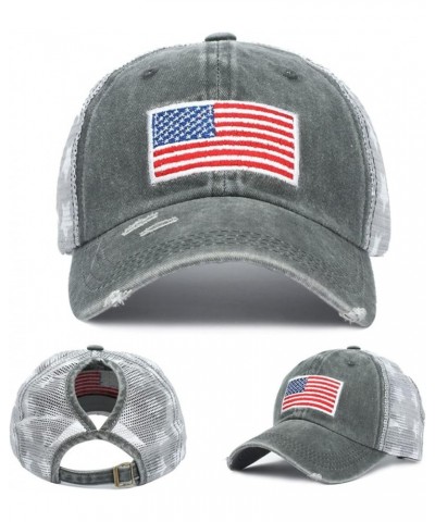 Curved Brim Duck Tongue Hat Sun Visor Women's Independence Day Quick Dry Sports Hat Grey $8.21 Visors