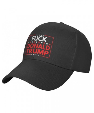 Fuck Donald Trump Hat Adult Adjustable Classic Casquette hat Baseball Cap Black $11.39 Baseball Caps