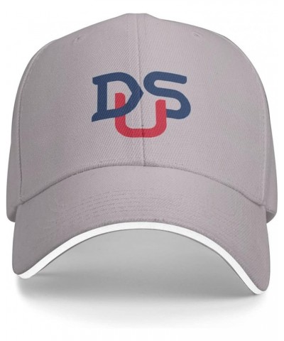 DeSales University Logo Sandwich Cap Unisex Classic Baseball Capunisex Adjustable Casquette Dad Hat Gray $9.60 Baseball Caps