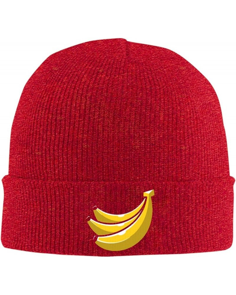 Banana Funny Hat Winter Warm Thick Knit Skull Beanie Cap Red $11.59 Skullies & Beanies