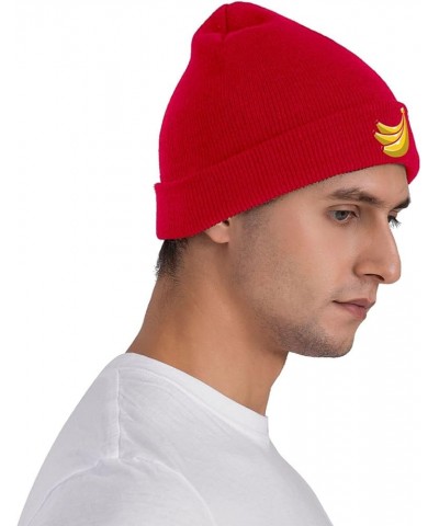 Banana Funny Hat Winter Warm Thick Knit Skull Beanie Cap Red $11.59 Skullies & Beanies