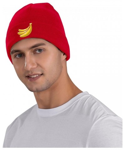 Banana Funny Hat Winter Warm Thick Knit Skull Beanie Cap Red $11.59 Skullies & Beanies