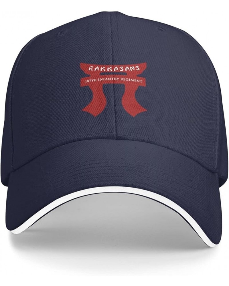 187th Rakkasan Tori Sandwich Cap Unisex Classic Baseball Capunisex Adjustable Casquette Dad Hat Navy Blue $10.92 Baseball Caps