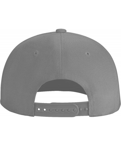 Salt Lake Bees Hats for Men Flat Bill Fitted Caps Hiphop Rap Adjustable Baseball Trucker Dad Hat Gray $9.33 Baseball Caps