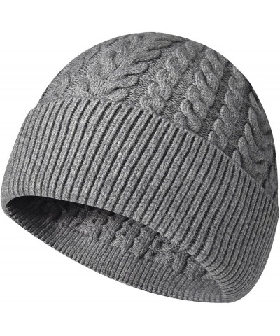 Mens 2023 Winter Warm Knitting Hats Skull Beanie Knit Caps Warm Winter Caps Unisex Fashion Knit Cuffed Caps Gy1 $10.36 Balacl...