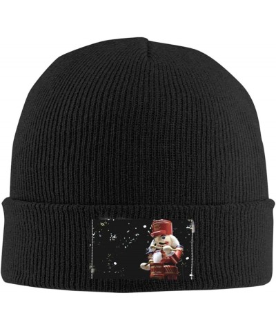 Christmas Nutcracker Knit Hat Soft Classic Stretchy Ski Beanie Cap Winter Holiday Warm Hats for Men Women Xmas Decoration Chr...