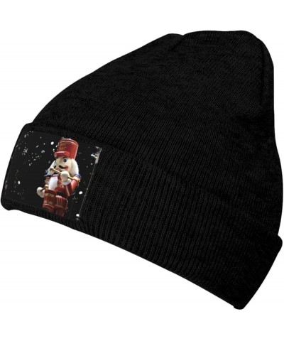 Christmas Nutcracker Knit Hat Soft Classic Stretchy Ski Beanie Cap Winter Holiday Warm Hats for Men Women Xmas Decoration Chr...