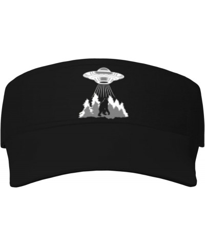 Sun Visor Hats Sport Wear Athletic Sun Visor Caps Adjustable Sun Protection Visors for Women Men Ufo Bigfoot $14.18 Visors