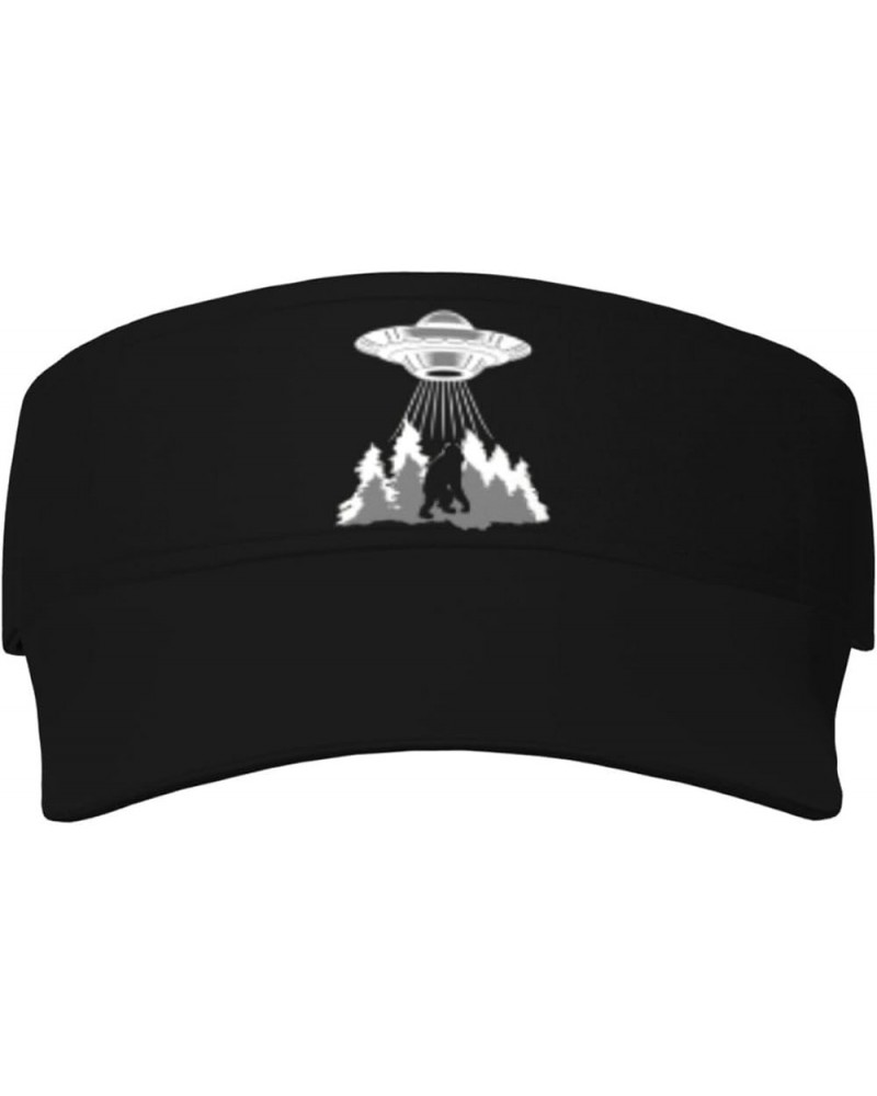 Sun Visor Hats Sport Wear Athletic Sun Visor Caps Adjustable Sun Protection Visors for Women Men Ufo Bigfoot $14.18 Visors