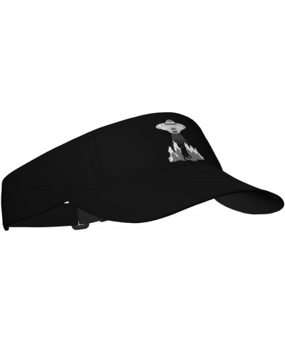 Sun Visor Hats Sport Wear Athletic Sun Visor Caps Adjustable Sun Protection Visors for Women Men Ufo Bigfoot $14.18 Visors