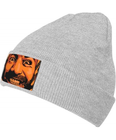 The Joe Music and Rogan Experience Beanie Hat Unisex Knit Soft Cuffed Hat Slouchy Striped Skull Cap Warm Plain Hat Black Gray...