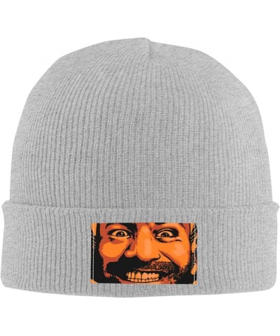 The Joe Music and Rogan Experience Beanie Hat Unisex Knit Soft Cuffed Hat Slouchy Striped Skull Cap Warm Plain Hat Black Gray...